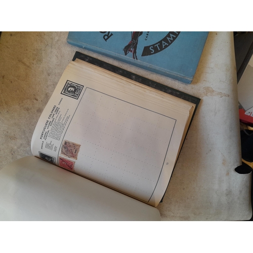 244 - 2 x stamp albums : Pelham album of mainly used a few unused, mainly mid 20th century circa 1050 onwa... 