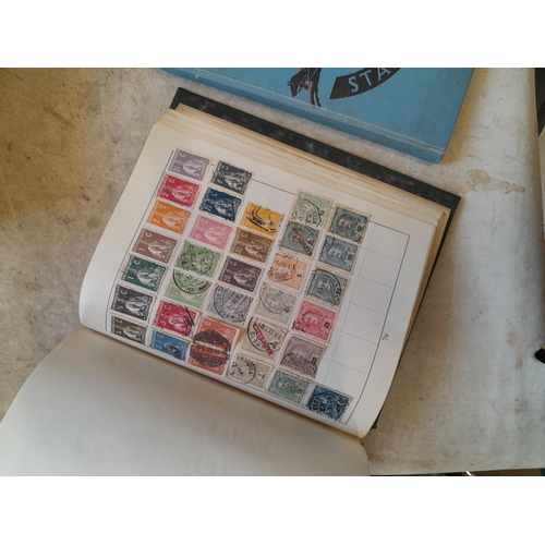 244 - 2 x stamp albums : Pelham album of mainly used a few unused, mainly mid 20th century circa 1050 onwa... 