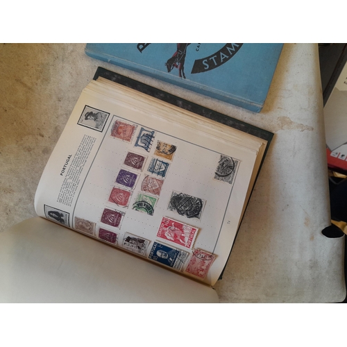 244 - 2 x stamp albums : Pelham album of mainly used a few unused, mainly mid 20th century circa 1050 onwa... 