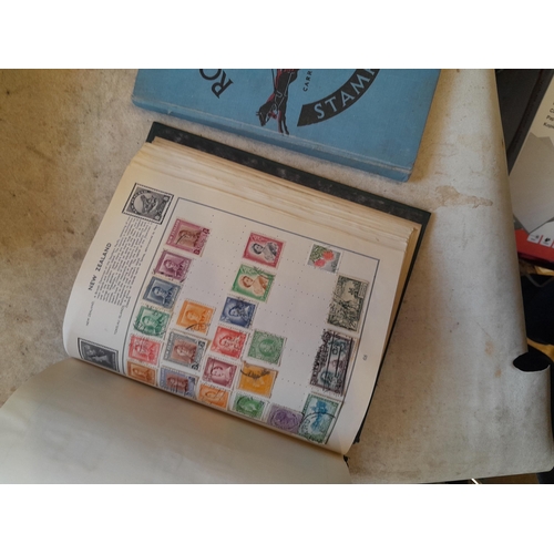 244 - 2 x stamp albums : Pelham album of mainly used a few unused, mainly mid 20th century circa 1050 onwa... 