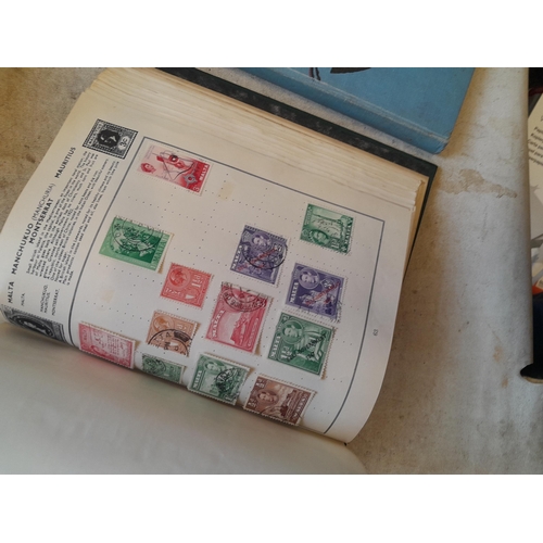 244 - 2 x stamp albums : Pelham album of mainly used a few unused, mainly mid 20th century circa 1050 onwa... 