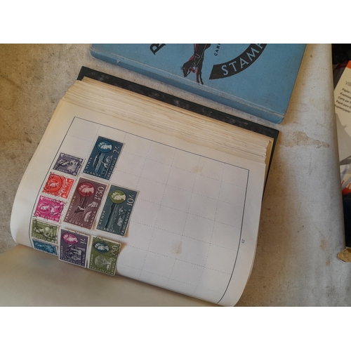 244 - 2 x stamp albums : Pelham album of mainly used a few unused, mainly mid 20th century circa 1050 onwa... 