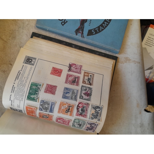 244 - 2 x stamp albums : Pelham album of mainly used a few unused, mainly mid 20th century circa 1050 onwa... 