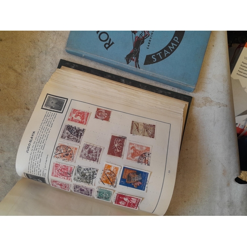 244 - 2 x stamp albums : Pelham album of mainly used a few unused, mainly mid 20th century circa 1050 onwa... 