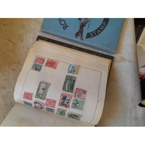 244 - 2 x stamp albums : Pelham album of mainly used a few unused, mainly mid 20th century circa 1050 onwa... 