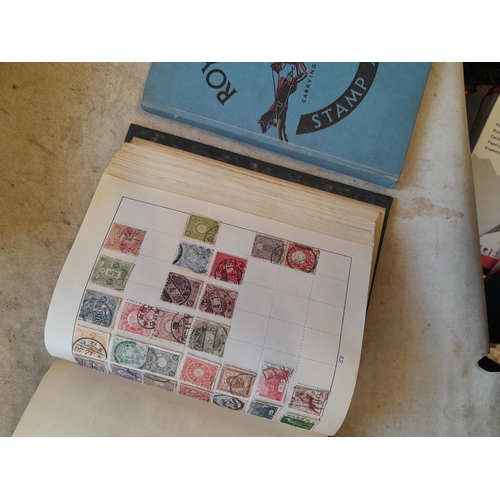 244 - 2 x stamp albums : Pelham album of mainly used a few unused, mainly mid 20th century circa 1050 onwa... 