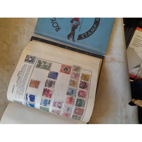 244 - 2 x stamp albums : Pelham album of mainly used a few unused, mainly mid 20th century circa 1050 onwa... 