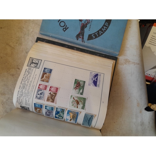 244 - 2 x stamp albums : Pelham album of mainly used a few unused, mainly mid 20th century circa 1050 onwa... 