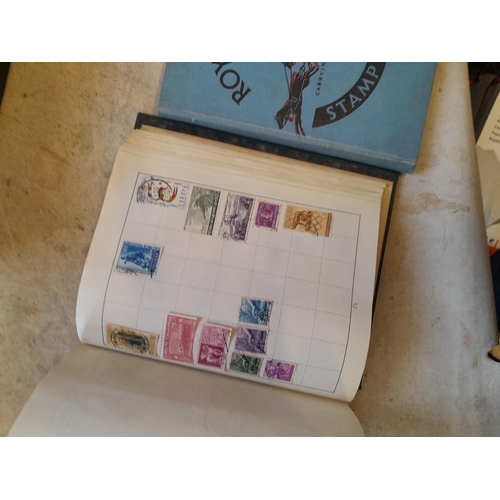 244 - 2 x stamp albums : Pelham album of mainly used a few unused, mainly mid 20th century circa 1050 onwa... 