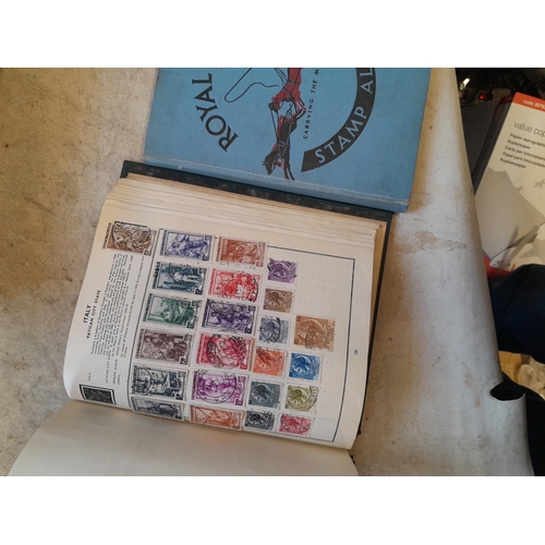 244 - 2 x stamp albums : Pelham album of mainly used a few unused, mainly mid 20th century circa 1050 onwa... 