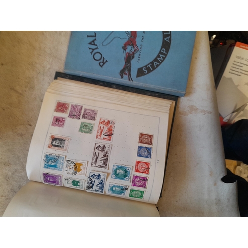 244 - 2 x stamp albums : Pelham album of mainly used a few unused, mainly mid 20th century circa 1050 onwa... 