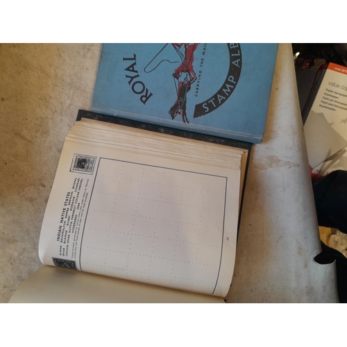 244 - 2 x stamp albums : Pelham album of mainly used a few unused, mainly mid 20th century circa 1050 onwa... 