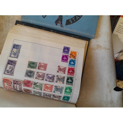 244 - 2 x stamp albums : Pelham album of mainly used a few unused, mainly mid 20th century circa 1050 onwa... 