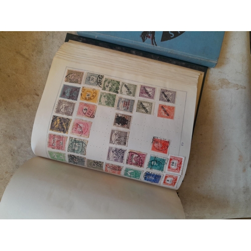244 - 2 x stamp albums : Pelham album of mainly used a few unused, mainly mid 20th century circa 1050 onwa... 