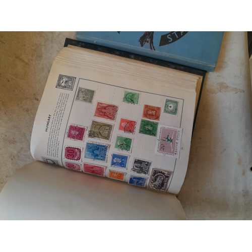 244 - 2 x stamp albums : Pelham album of mainly used a few unused, mainly mid 20th century circa 1050 onwa... 