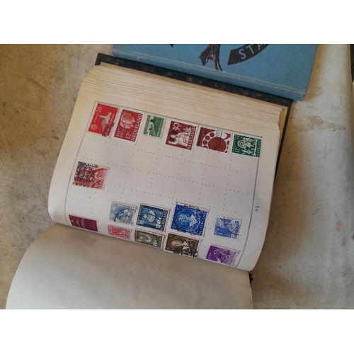 244 - 2 x stamp albums : Pelham album of mainly used a few unused, mainly mid 20th century circa 1050 onwa... 