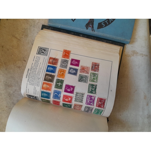 244 - 2 x stamp albums : Pelham album of mainly used a few unused, mainly mid 20th century circa 1050 onwa... 