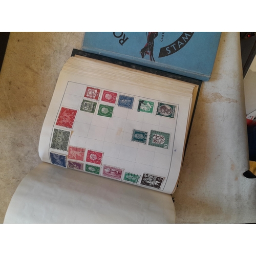 244 - 2 x stamp albums : Pelham album of mainly used a few unused, mainly mid 20th century circa 1050 onwa... 