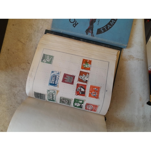 244 - 2 x stamp albums : Pelham album of mainly used a few unused, mainly mid 20th century circa 1050 onwa... 