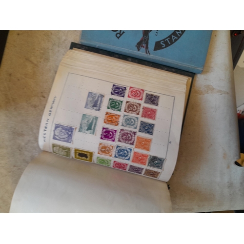 244 - 2 x stamp albums : Pelham album of mainly used a few unused, mainly mid 20th century circa 1050 onwa... 