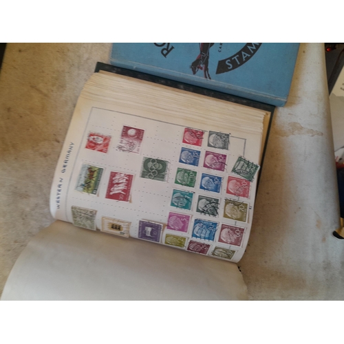 244 - 2 x stamp albums : Pelham album of mainly used a few unused, mainly mid 20th century circa 1050 onwa... 