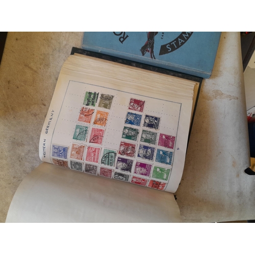 244 - 2 x stamp albums : Pelham album of mainly used a few unused, mainly mid 20th century circa 1050 onwa... 