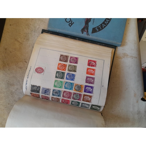 244 - 2 x stamp albums : Pelham album of mainly used a few unused, mainly mid 20th century circa 1050 onwa... 