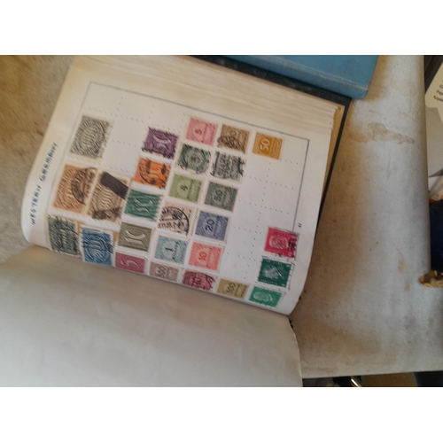 244 - 2 x stamp albums : Pelham album of mainly used a few unused, mainly mid 20th century circa 1050 onwa... 