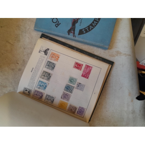 244 - 2 x stamp albums : Pelham album of mainly used a few unused, mainly mid 20th century circa 1050 onwa... 