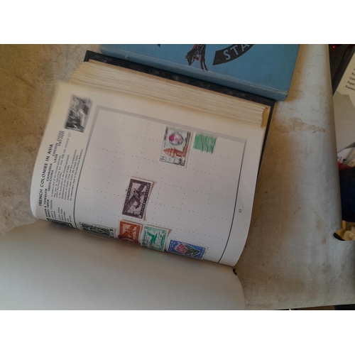 244 - 2 x stamp albums : Pelham album of mainly used a few unused, mainly mid 20th century circa 1050 onwa... 