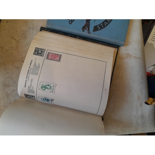 244 - 2 x stamp albums : Pelham album of mainly used a few unused, mainly mid 20th century circa 1050 onwa... 