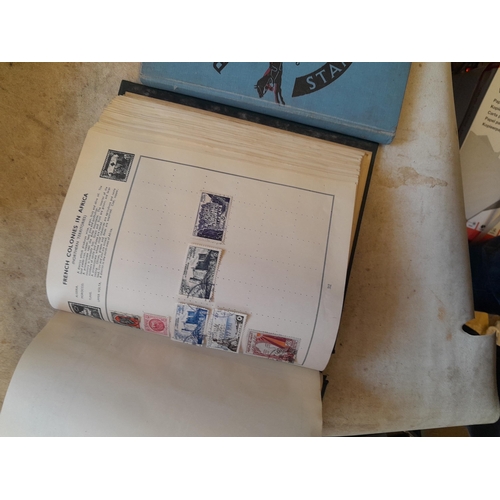 244 - 2 x stamp albums : Pelham album of mainly used a few unused, mainly mid 20th century circa 1050 onwa... 