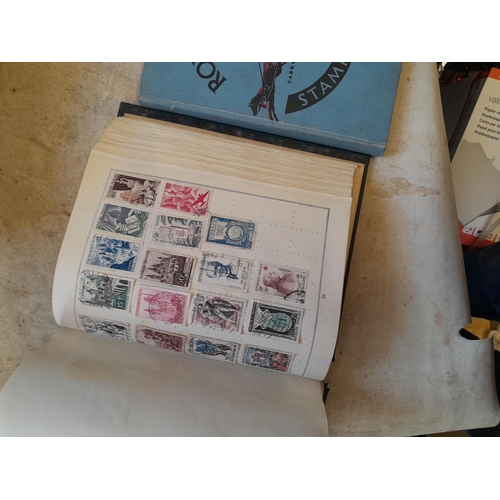 244 - 2 x stamp albums : Pelham album of mainly used a few unused, mainly mid 20th century circa 1050 onwa... 