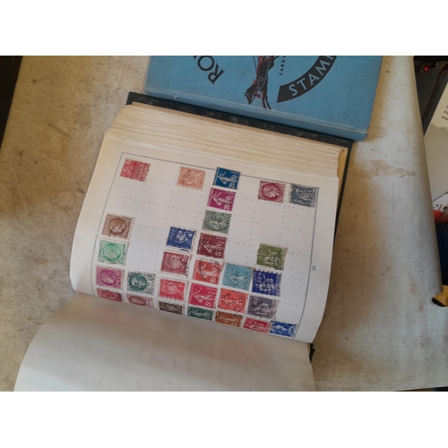 244 - 2 x stamp albums : Pelham album of mainly used a few unused, mainly mid 20th century circa 1050 onwa... 