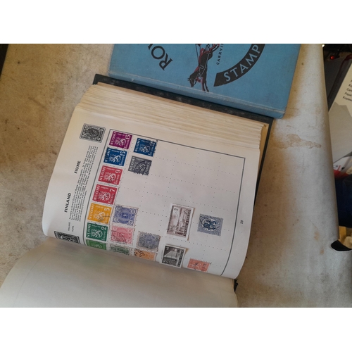 244 - 2 x stamp albums : Pelham album of mainly used a few unused, mainly mid 20th century circa 1050 onwa... 