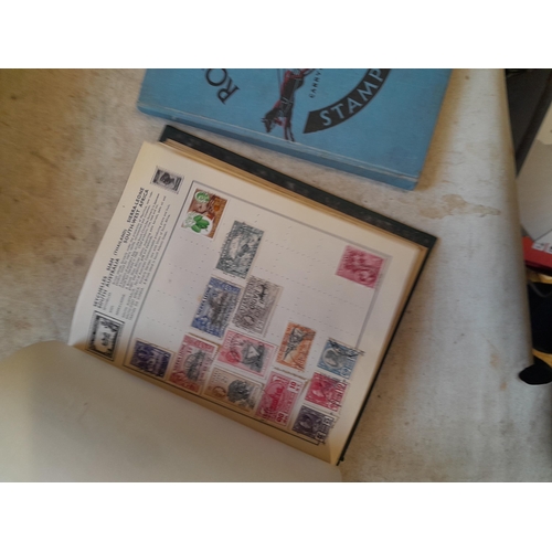 244 - 2 x stamp albums : Pelham album of mainly used a few unused, mainly mid 20th century circa 1050 onwa... 