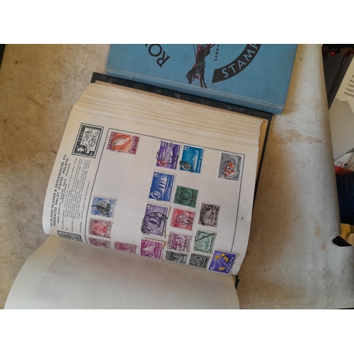 244 - 2 x stamp albums : Pelham album of mainly used a few unused, mainly mid 20th century circa 1050 onwa... 