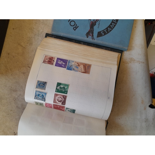 244 - 2 x stamp albums : Pelham album of mainly used a few unused, mainly mid 20th century circa 1050 onwa... 