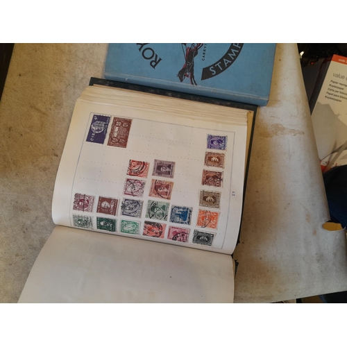 244 - 2 x stamp albums : Pelham album of mainly used a few unused, mainly mid 20th century circa 1050 onwa... 