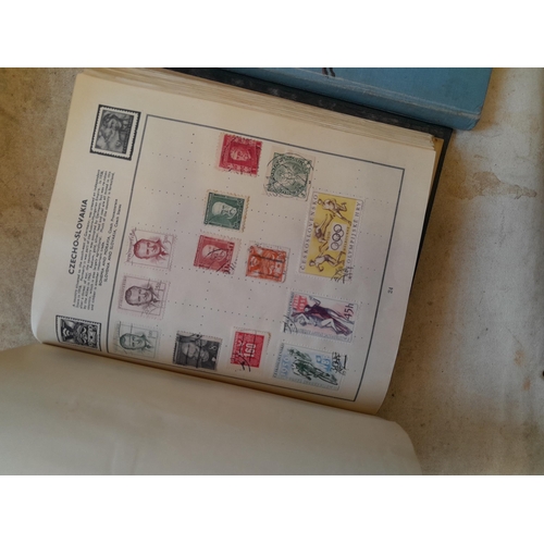 244 - 2 x stamp albums : Pelham album of mainly used a few unused, mainly mid 20th century circa 1050 onwa... 