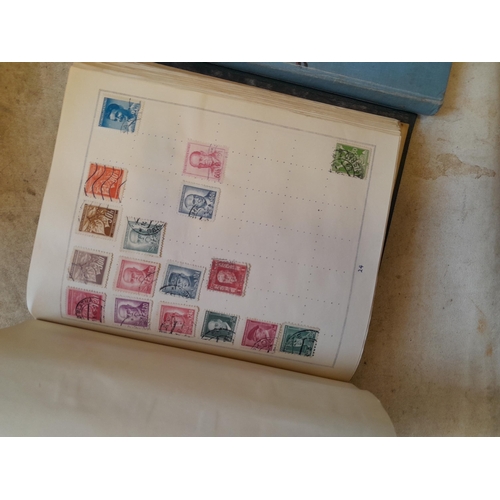 244 - 2 x stamp albums : Pelham album of mainly used a few unused, mainly mid 20th century circa 1050 onwa... 