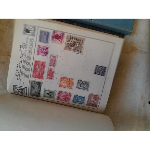 244 - 2 x stamp albums : Pelham album of mainly used a few unused, mainly mid 20th century circa 1050 onwa... 