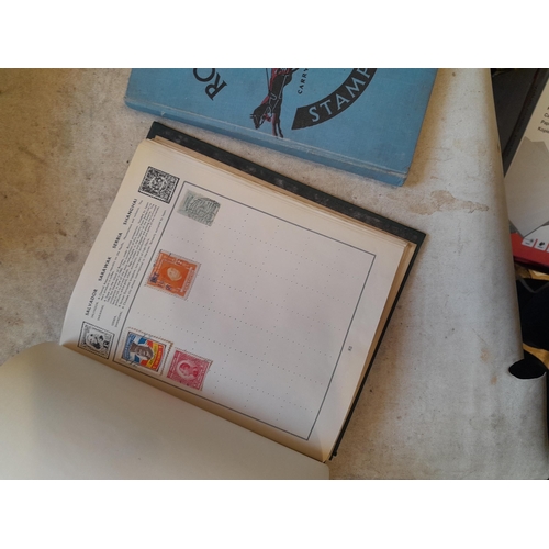 244 - 2 x stamp albums : Pelham album of mainly used a few unused, mainly mid 20th century circa 1050 onwa... 