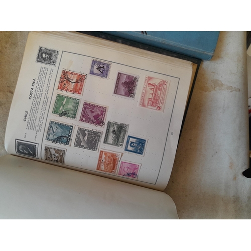 244 - 2 x stamp albums : Pelham album of mainly used a few unused, mainly mid 20th century circa 1050 onwa... 