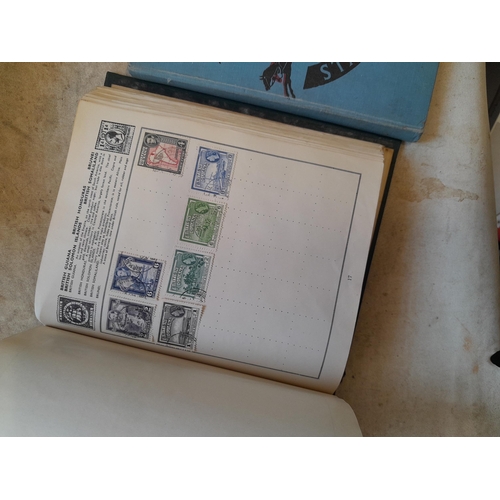 244 - 2 x stamp albums : Pelham album of mainly used a few unused, mainly mid 20th century circa 1050 onwa... 