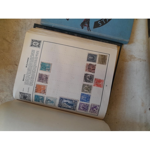 244 - 2 x stamp albums : Pelham album of mainly used a few unused, mainly mid 20th century circa 1050 onwa... 