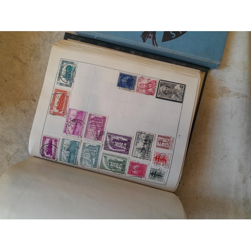 244 - 2 x stamp albums : Pelham album of mainly used a few unused, mainly mid 20th century circa 1050 onwa... 