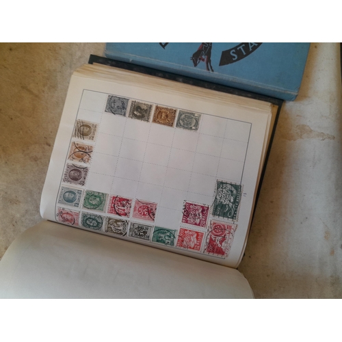 244 - 2 x stamp albums : Pelham album of mainly used a few unused, mainly mid 20th century circa 1050 onwa... 