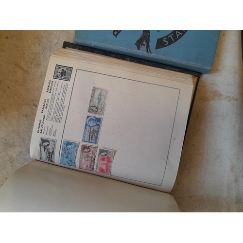 244 - 2 x stamp albums : Pelham album of mainly used a few unused, mainly mid 20th century circa 1050 onwa... 