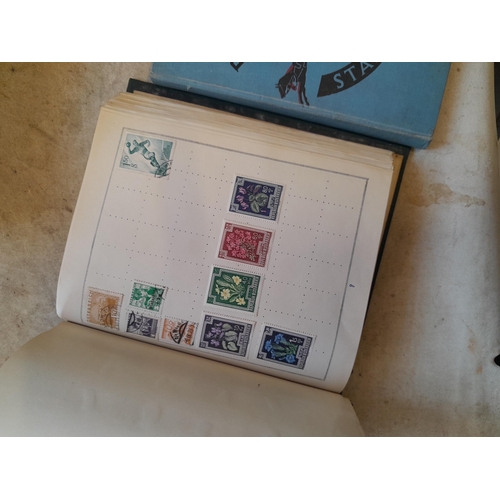 244 - 2 x stamp albums : Pelham album of mainly used a few unused, mainly mid 20th century circa 1050 onwa... 